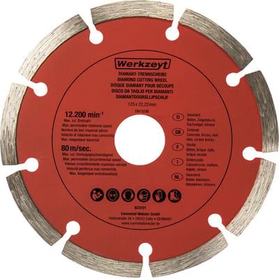 Werkzeyt Diamantslijpschijf Beton – 125 mm – Universeel