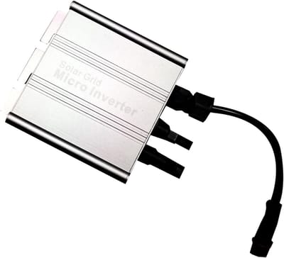 Zonne-omvormer - Micro PV Systeem - Energie Opwekken - MPPT Functie - 180 Watt - Zwart