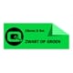 Brother TZe-751 tape zwart op groen 24mm x 8m (huismerk)
