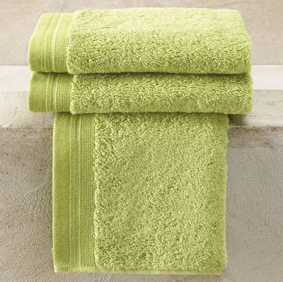 De Witte Lietaer Gastendoekjes Contessa Pistache - set 3 stuks - 40 x 60 cm - Groen - Katoen