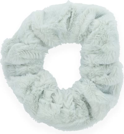 Lajetti - Scrunchie Fluffy Mintgroen Extra Vol en Luxe - Haarwokkel Haarelastiek