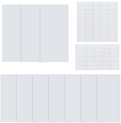 Solidchoice - Dailygoody - Platte blanco kunststof platen - Zelfklevende linten