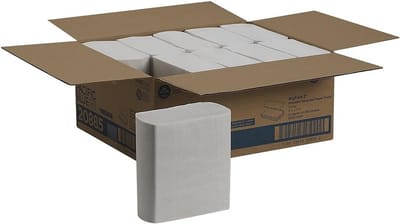 Papieren Handdoeken - Keukenrol - Hygiënisch Werken - Z-vouw - 10 Pakken - Wit