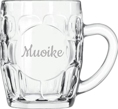Gegraveerde Bierpul 55cl Muoike
