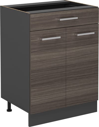 Vicco R-Line Keukenonderkast – 60 cm met lade, zonder werkblad Edel grijs