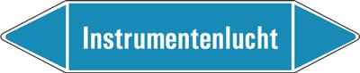 Instrumentenlucht leidingmarkering op vel 126 x 26 mm - 5 per vel