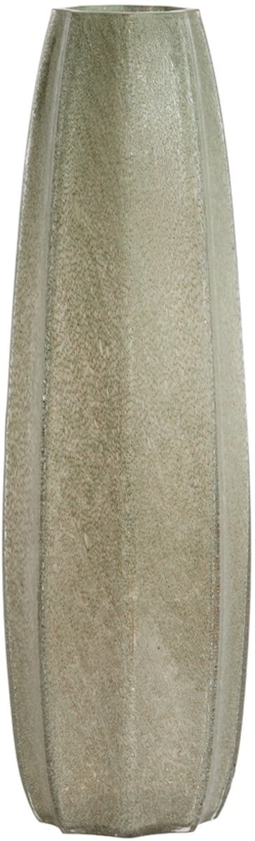 Light&living Vaas Ø17x60 cm BRADLEY glas grijs-groen
