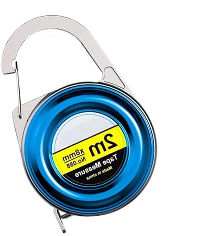 Meetlint Lichaam - Naai Meetlint - Kleding Maken - Intrekbaar 200cm - 36 Gram - Blauw