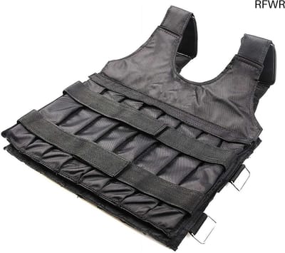 RFWR® Verstelbaar Gewichten Vest voor Krachttraining - Max. 50kg Laat Gewichten Achterblijven in de Sportschool