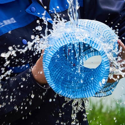 Drainagebuis - Afvoerbuis Gegolfd - Overtollig Water Afvoeren - Flexibele Infiltratie - Dia 8 cm - Zwart
