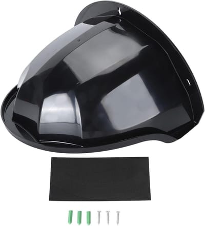Universele Zonnekap - Camerahoes Buitencamera - Camera Beschermen - Verdikte ABS Basis - 28x21x15cm - Zwart