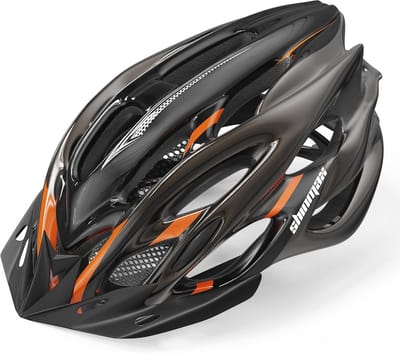 Fietshelm met Veiligheidsverlichting en Vizier voor Volwassenen - Lichtgewicht en Geventileerd, Maat 57-62 cm