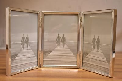 Fotolijst Zilver Drieluik Parijs 10 x 15