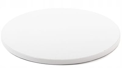 Witte Taartbodem Rond 23cm Dik 1.2cm voor Taarten
