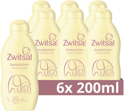 Zwitsal - Bodylotion - Baby - 6 x 200 ml