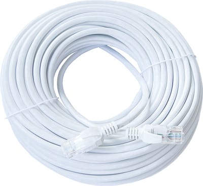 ValeDelucs Internetkabel 25 meter - CAT6 AWG 26 Ethernet kabel RJ45 - Patchkabel LAN Cable Netwerkkabel - Wit