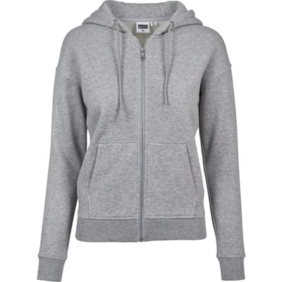 Urban Classics - Classic Vest met capuchon - L - Grijs