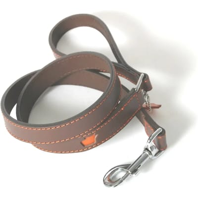 Leren hondenriem Image Happy
