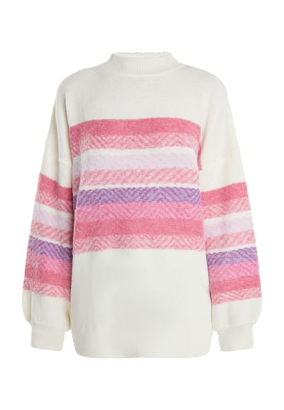 IZIA Jumper Dames Wit Veelkleurig