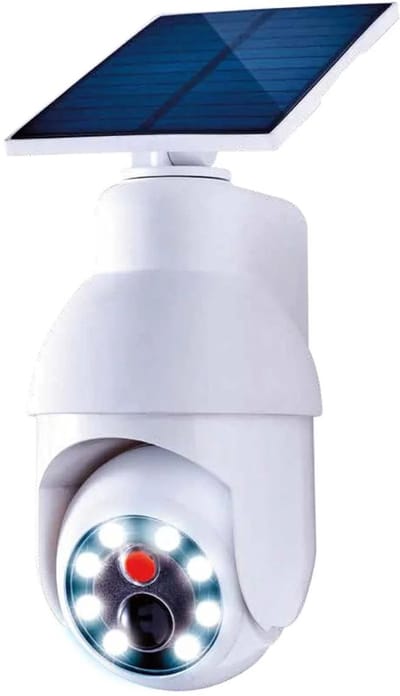 LED Zonnelicht met Bewegingsensor Panta Trio Solar - Ultrabright Buitenverlichting met 74 LED's, 600 Lumen, tot 100m², Weerbestendig IP44, Eenvoudige Montage voor Huis en Tuin