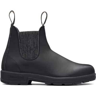 Laars Blundstone Black Leather Silver Glitter Nero - Fashion Wear - Vrouwen