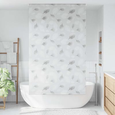 vidaXL - Doucherolgordijn - 140x240 - cm - stofbreedte - 136 - cm