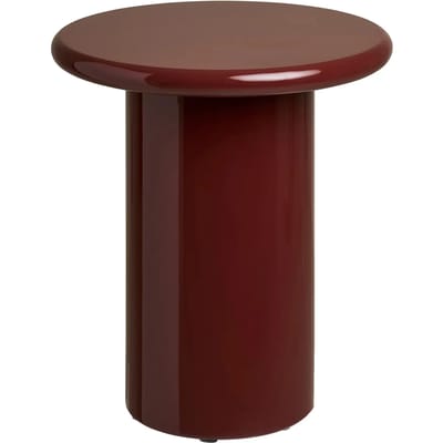 House Nordic Bijzettafel Otago - Rond Bordeaux - Ø45x50cm
