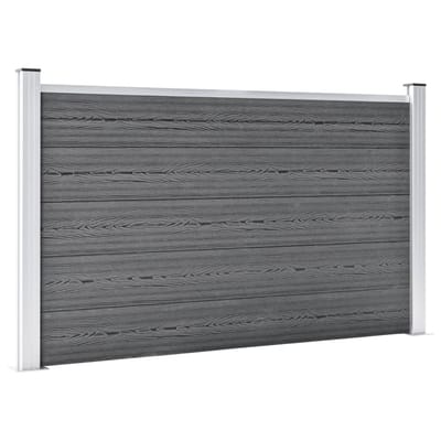 vidaXL Schutting 699x106 cm HKC grijs