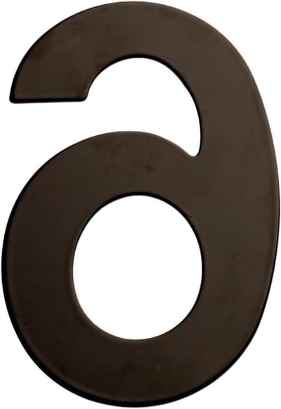 Huisnummer Metaal - Adresbord Deur - Huis Aangeven - Roestvrij Staal - 30cm - Zwart