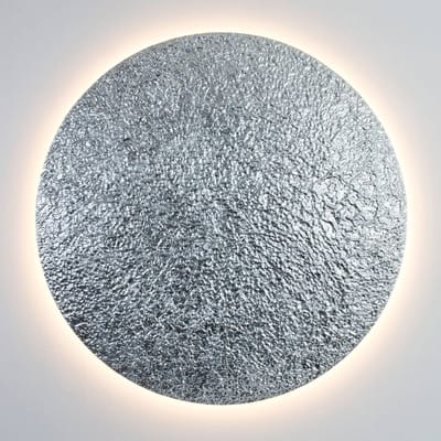 Holländer LED wandlamp Meteor, Ø 120 cm, zilver