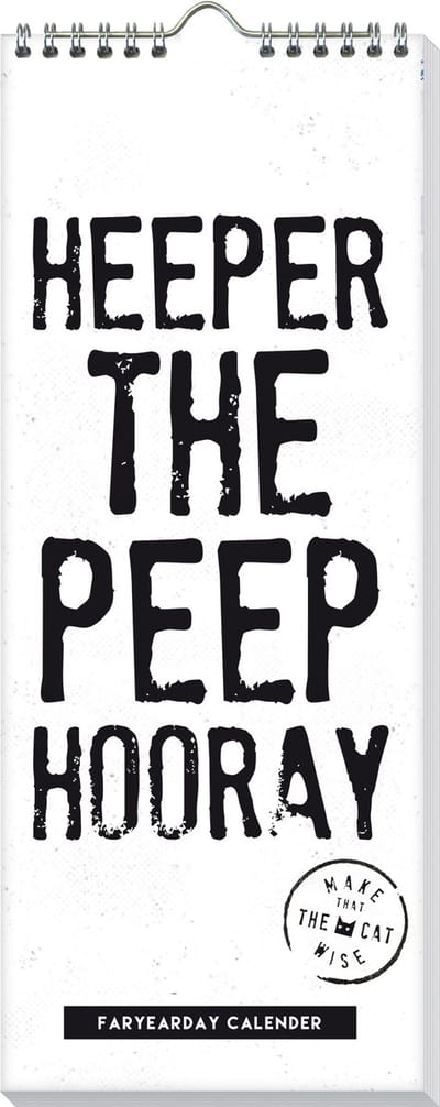 Make That The Cat Wise Verjaardagskalender - Heeper the Peep Hooray