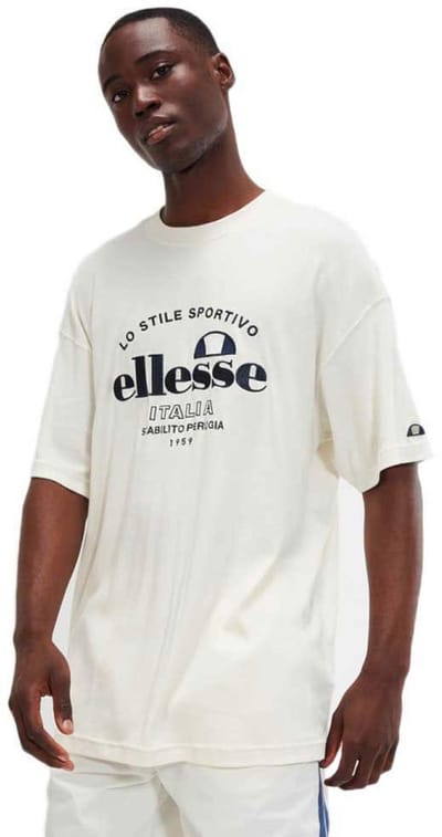 Ellesse Zalenti T-shirt Met Korte Mouwen Wit L Man