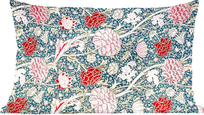Sierkussens - Kussentjes Woonkamer - 60x40 cm - Bloemen - Rood - Kerst - Roze