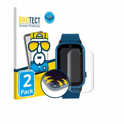 BROTECT - Screenprotector voor One2Track Connect Adventure - Folie Beschermfolie transparant volledig dekking - 2 Stuks