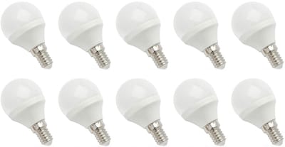 Spectrum LED Kogellamp E14 6W - 230V - 520 Lumen - 3000K Warm wit - Gezellig licht - Energiezuinig - 10 stuks