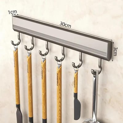 Crochets muraux support sans poinçon ustensiles de cuisine rangée de rangement support de crochet salle de bain Robe serviette cintres multi-usages crochets