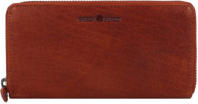 Greenburry House of Norway Portemonnee RFID-bescherming Leer 19 cm - Dames - Horizontaal - natur