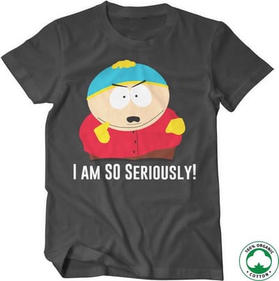 South Park Eric Cartman I Am So Seriously Organic T-shirt donkergrijs