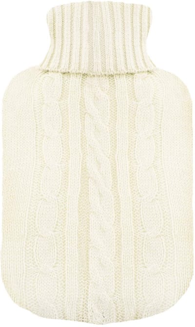 JHUBERS- Hoes voor Warme Kruik - Gebreide Isolator - Huidvriendelijk - Stijlvol - Comfortabel - Perfect voor Koude Winternachten - Warmwaterkruik