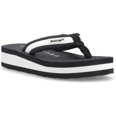Rocket Dog Monica Nylon PU Textiel Dames Zwart/Off White Slippers