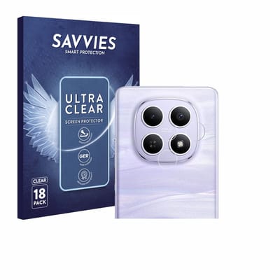Savvies - Screenprotector voor Xiaomi Redmi Note 15 4G (ALLEEN Camera) - Folie Beschermfolie transparant 18 Stuks