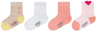 camano, Babysokken, babysokken 4-pack, camano Baby, ca-soft, volledig badstof, warme babysokken, OCS-gecertificeerd katoen, antislipzool, sokken zonder druk, verstevigde hiel, met de hand gekette naad.