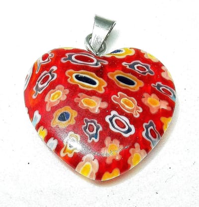 Hartje rood met kettinkje