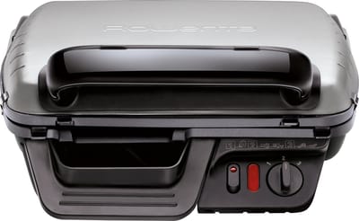 Rowenta Ultracompact 600 GR305012 - Elektrische Contactgrill - 2000W - Uitneembare Platen & Vetopvangbak - Vaatwasserbestendig - Zwart/RVS
