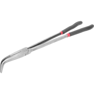 400mm 16in Extra Lange Handgreep Punttang 90 Graden Gehoekte Bekken Gebogen Neus Reparatiegereedschap gray