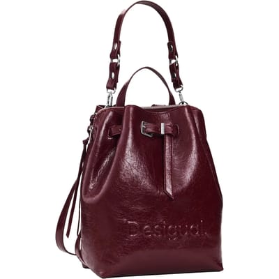 Desigual vrijetijdsrugzak rugzak Half Logo Luena NF Backpack Red rood
