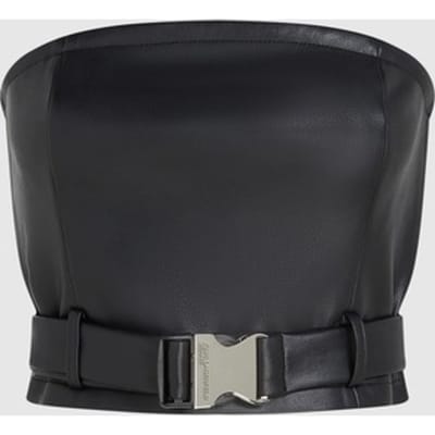 Blouse Karl Lagerfeld Klj Faux Leather Top