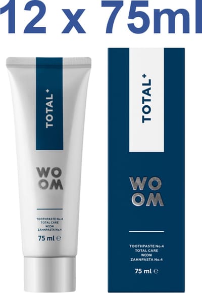 Woom tandpasta Total+  12x75ml.