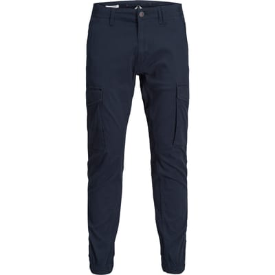 Jack & Jones - Heren Broek Paul Warner Cargo - Blauw - Maat 29/32