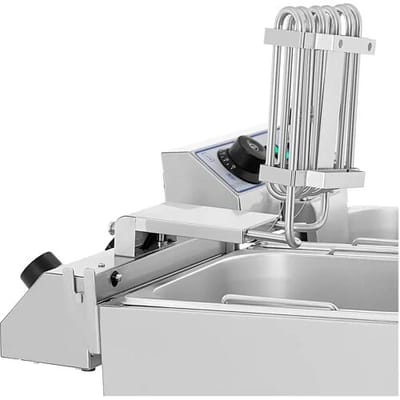 Royal Catering Elektrische dubbele friteuse - 2 x 13 liter met timerfunctie (60 min) 10010036